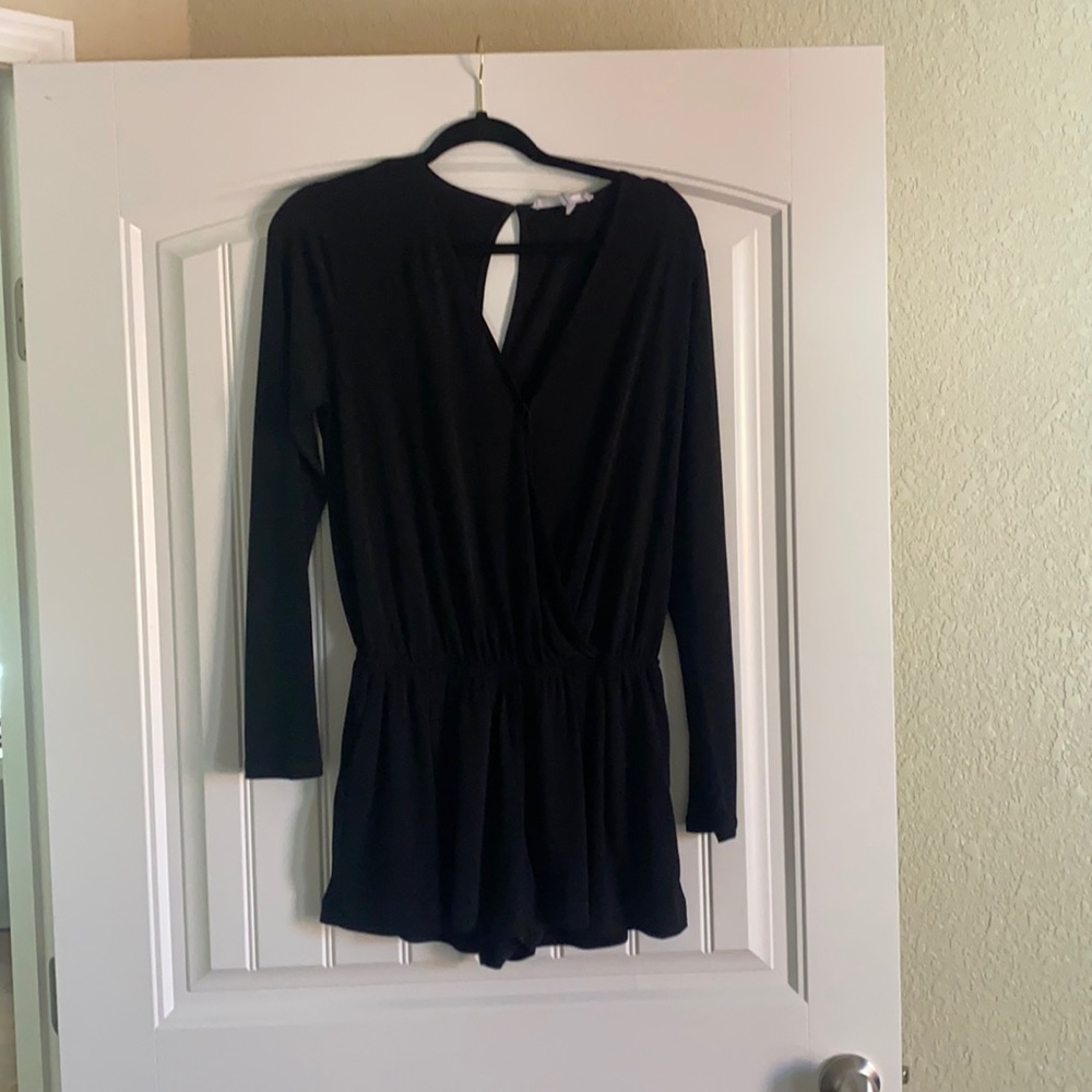 Black BCBG Generation Romper Sz M